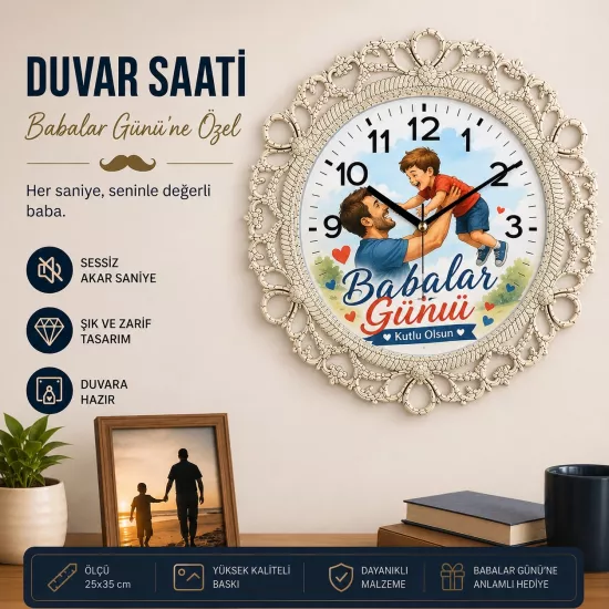 Dekoratif duvar saatleri