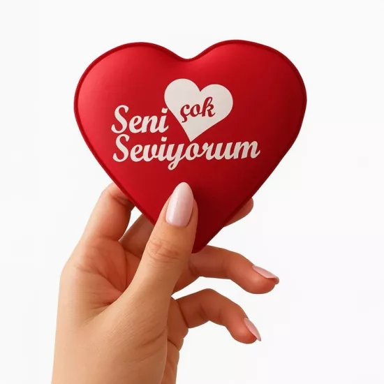 Seni Çok Seviyorum Yazılı 5’li Stres Topu