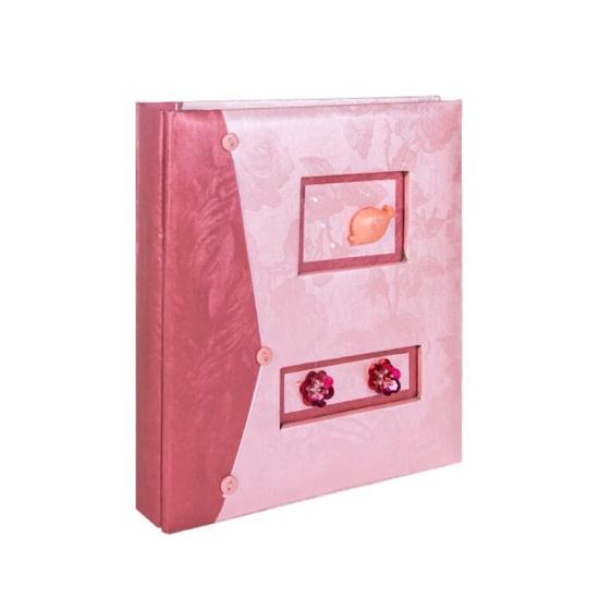 60’lık 13x18cm Fotoğraf Albümü-pembe balık