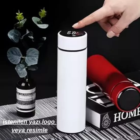 Dijital Göstergeli Çelik Termos - 450mlt