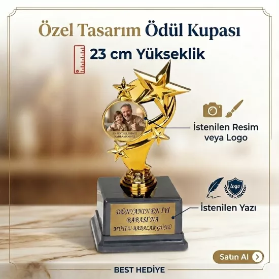 Yıldız Figürlü Ödül Kupası
