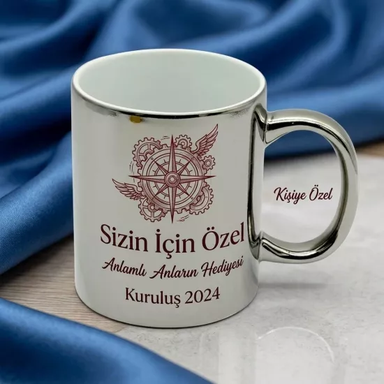 Aynalı Gümüş Metalik kupa