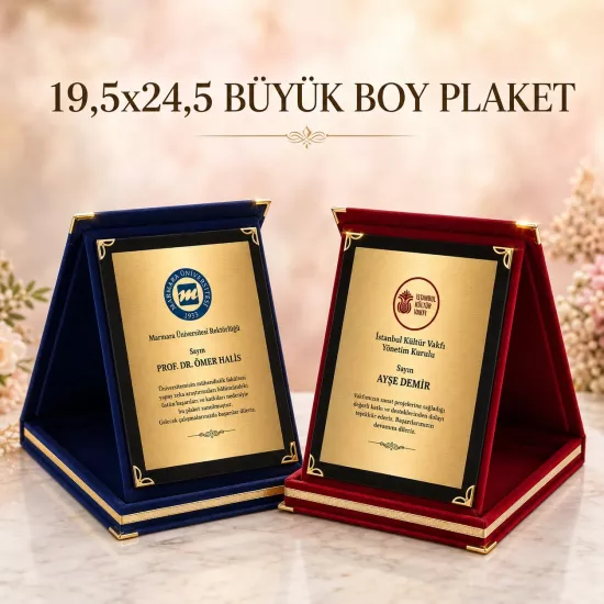 KırmızıKadife Albüm Plaket 16x20