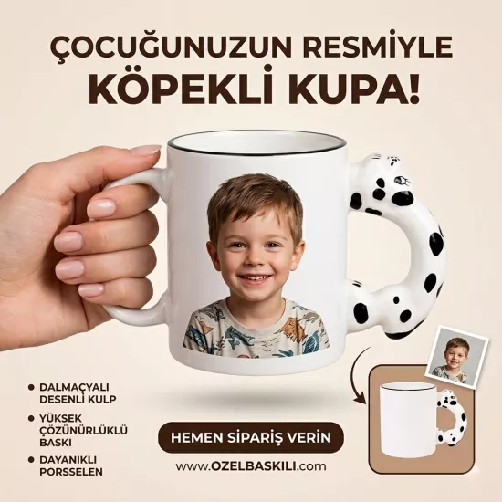 Sevimli Köpek figürlü kupa
