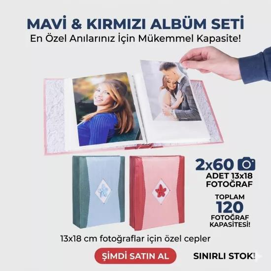 120 lik 13x18cm Fotoğraf Albümü