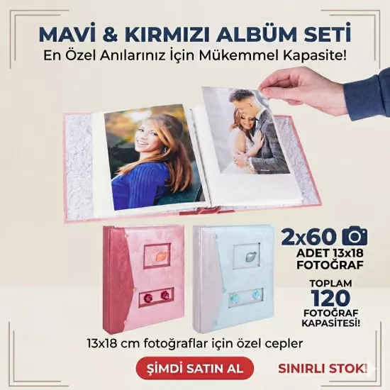 120 lik 13x18cm Fotoğraf Albümü
