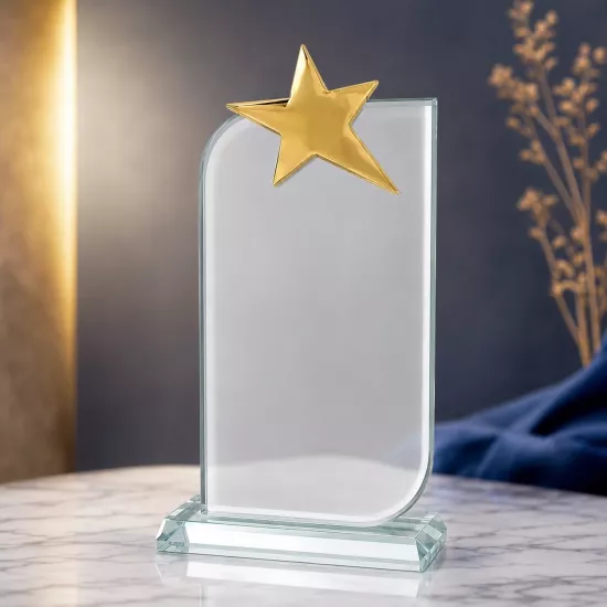 Kristal plaket