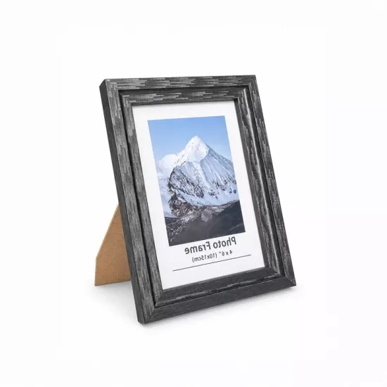 Ahşap Antrasit   Fotoğraf Çerçeve - 10x15cm