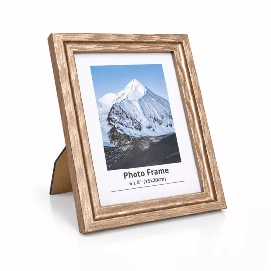 Ahşap Mod Bronz Gold   Fotoğraf Çerçeve - 15x20cm