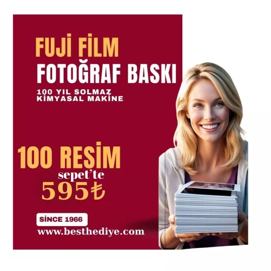 100 adet Fotoğraf baskı