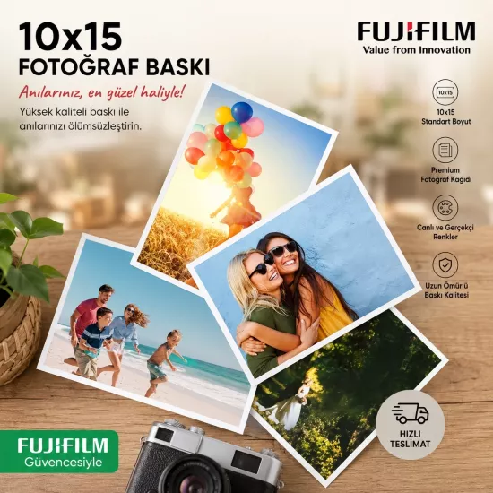 50 adet Fotoğraf baskı 10x15