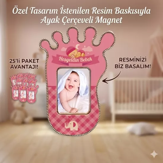 Magnet ayak resimli (25 adet)