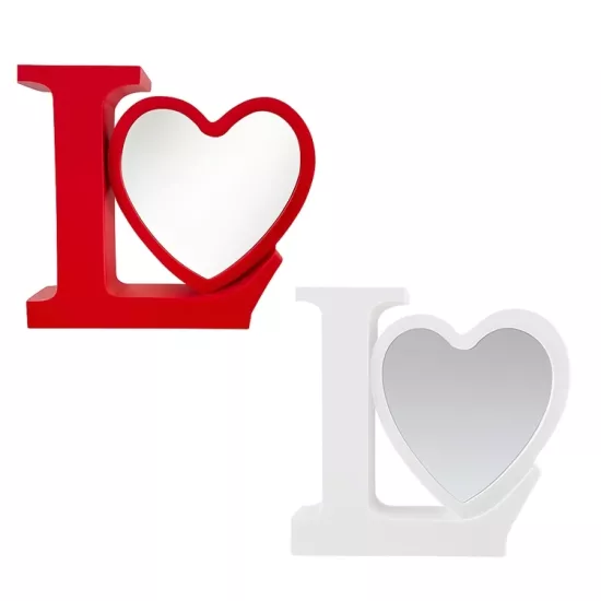  Kalpli Love Sihirli Ayna - Led Işıklı Çerçeve