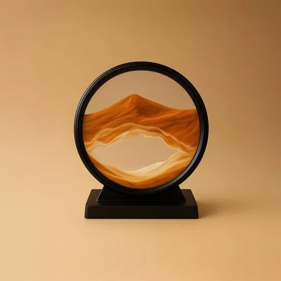 Dekoratif Sulu Yuvarlak Kum Saati