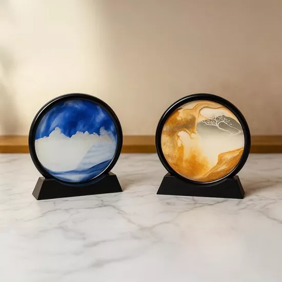 Dekoratif Sulu Yuvarlak Kum Saati