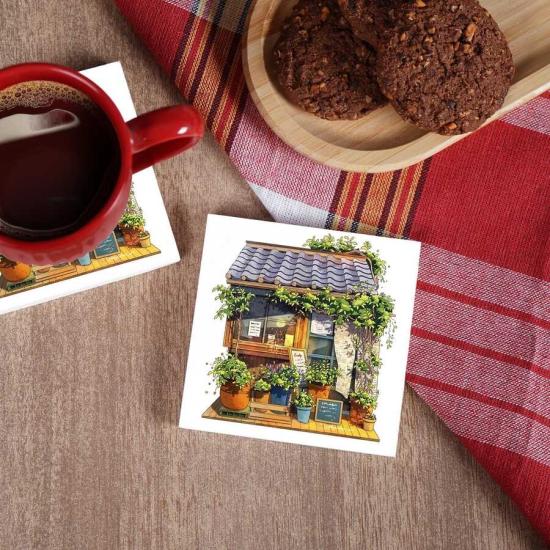 Dekoratif Taş Bardak Altı