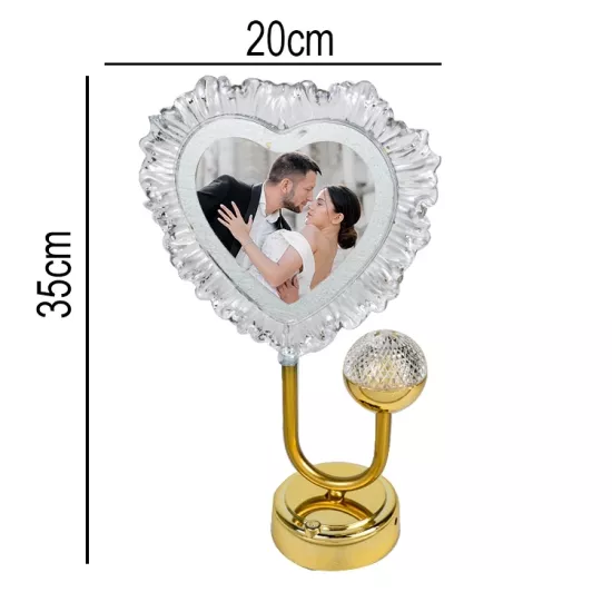 Ledli Çerceve masa lambası