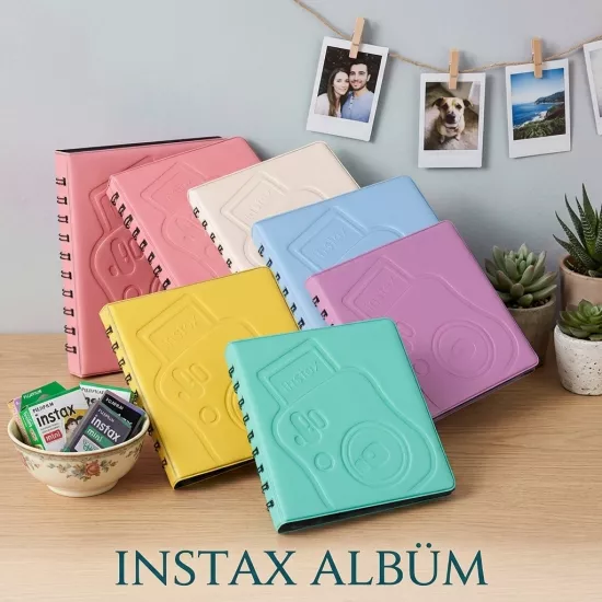 Instax Spiralli  Fotoğraf Albümü - 68 Kapasite