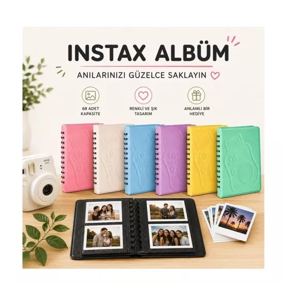 instax albüm+48 baskı