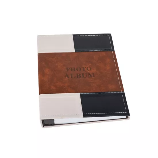 Kahverengi Linea 200’lük Deri Fotoğraf Albümü 