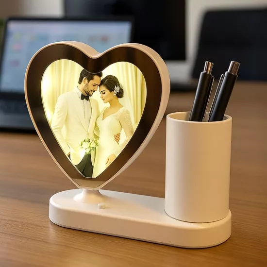 Kalemlikli Kalpli Sihirli Ayna - 17x20cm