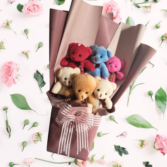  Peluş Ayıcık Buketi