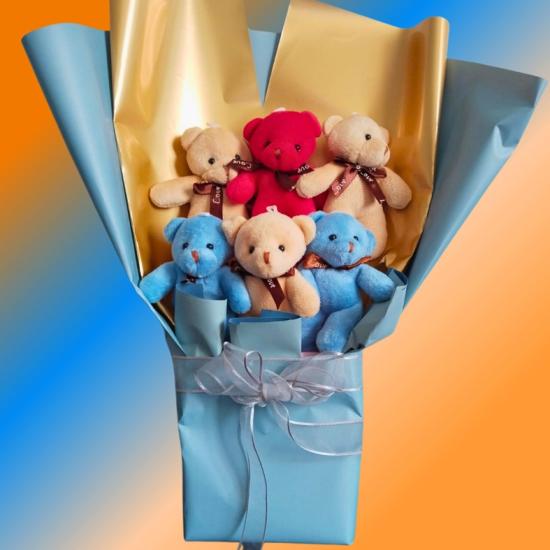  Peluş Ayıcık Buketi