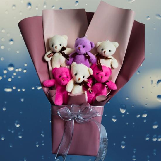  Peluş Ayıcık Buketi