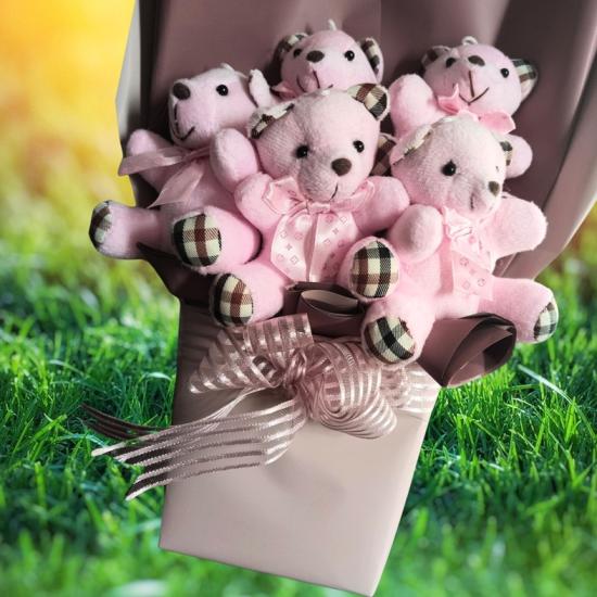  Peluş Ayıcık Buketi