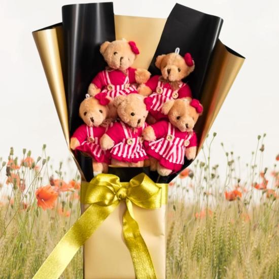  Peluş Ayıcık Buketi