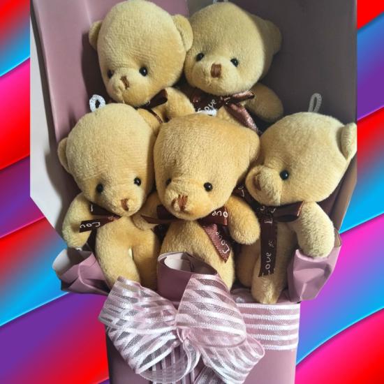  Peluş Ayıcık Buketi