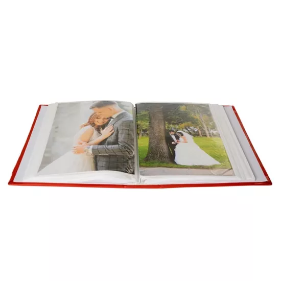 Deri 100’lük 15x21cm. Pencereli Fotoğraf Albümü