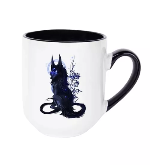 Porselen Siyah Elite Kupa Bardak