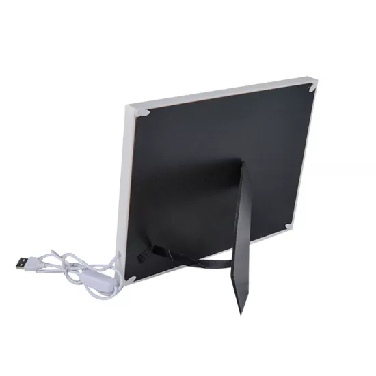 Ledli Işıklı Çift Fotoğraflı Çerçeve - 20x25cm