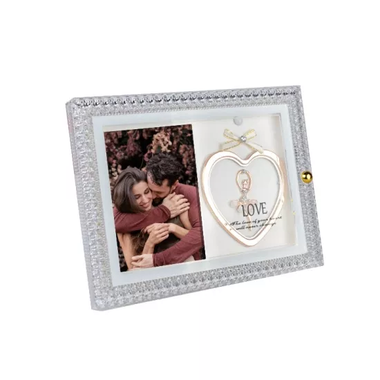 Ledli Taşlı Balerin Fotoğraf Çerçevesi