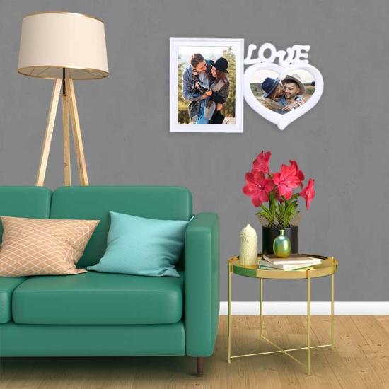 2’li Love Fotoğraf Çerçevesi - 10x15- 15x21cm