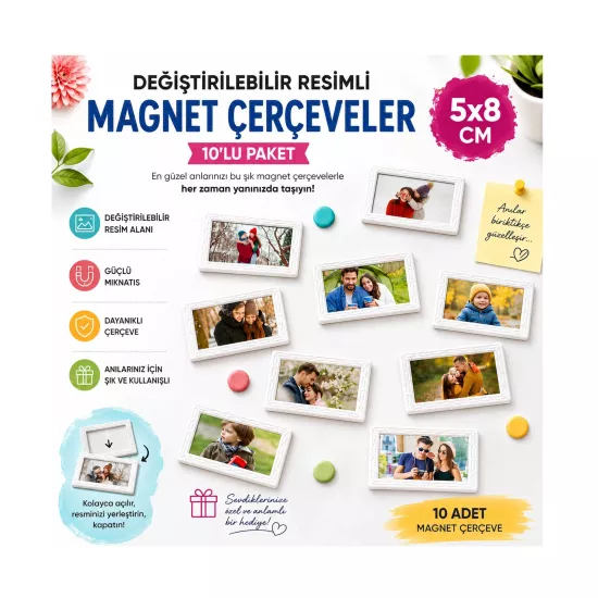 5x8 magnet çerçeve