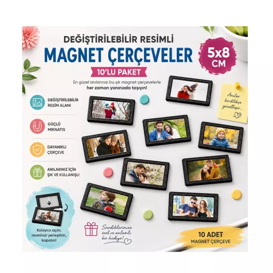 5x8 magnet çerçeve