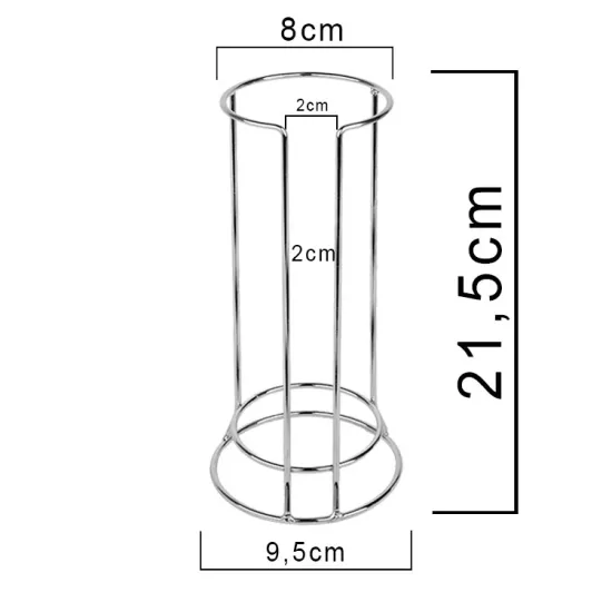 Paslanmaz Metal Fincan Stand