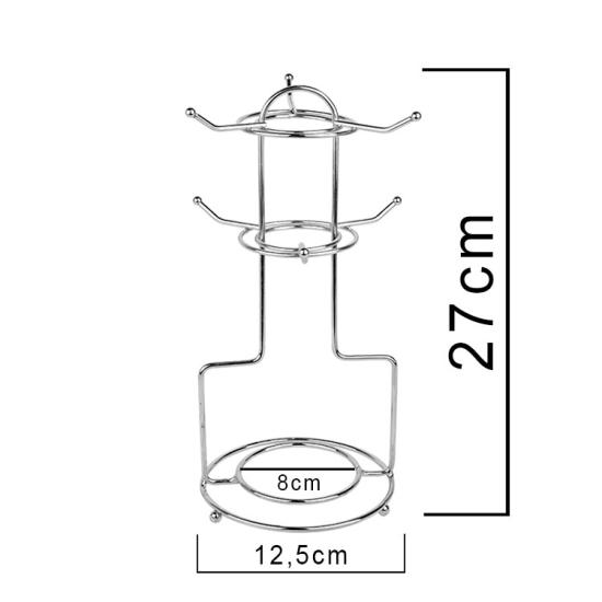  Paslanmaz Metal Fincan Stand