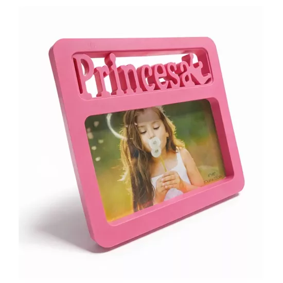 Pembe Prenses Fotoğraf Çerçevesi - 10x15cm