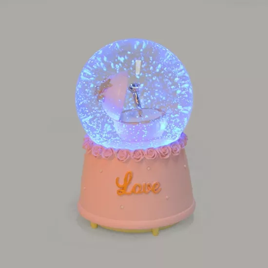  Tek Taşlı Kar Küresi