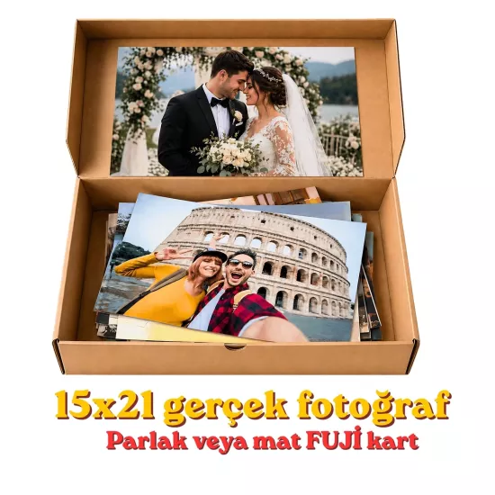 40 adet Fotoğraf baskı 15x21