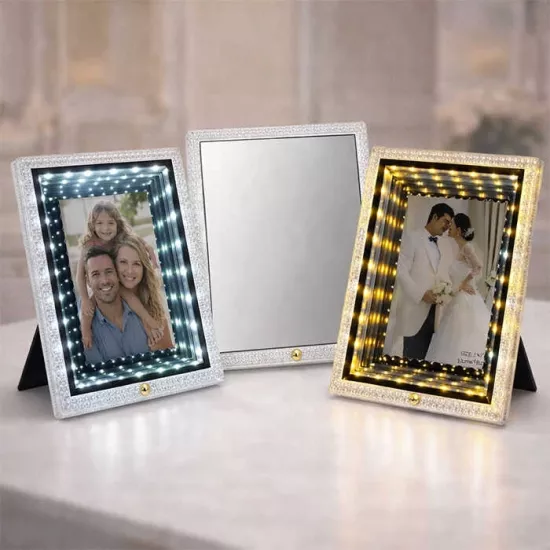 Sihirli Ayna Kristal Fotoğraf Çerçevesi 