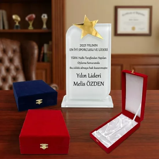 Kristal plaket