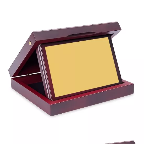 Ahşap Kutulu Plaket 12x16 cm - Yatay