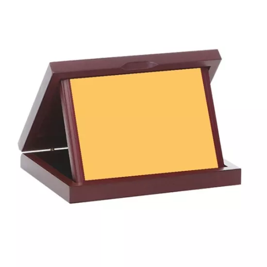 Ahşap Kutulu Plaket 17x22 cm - Yatay