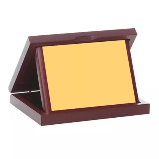 Ahşap Kutulu Plaket 20x26 cm - Yatay