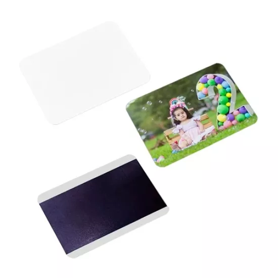 Beyaz Metal Magnet 5x7 cm-25 li paket