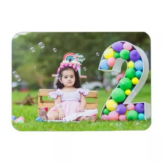 Beyaz Metal Magnet 5x7 cm-25 li paket